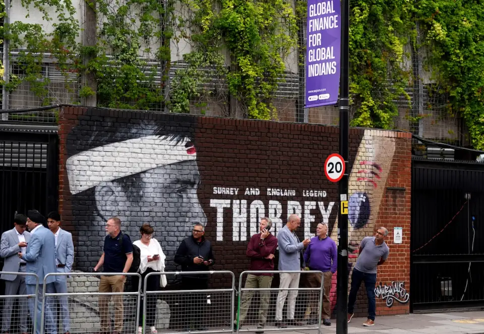 Graham Thorpe remembered during the England-India Test at The Oval