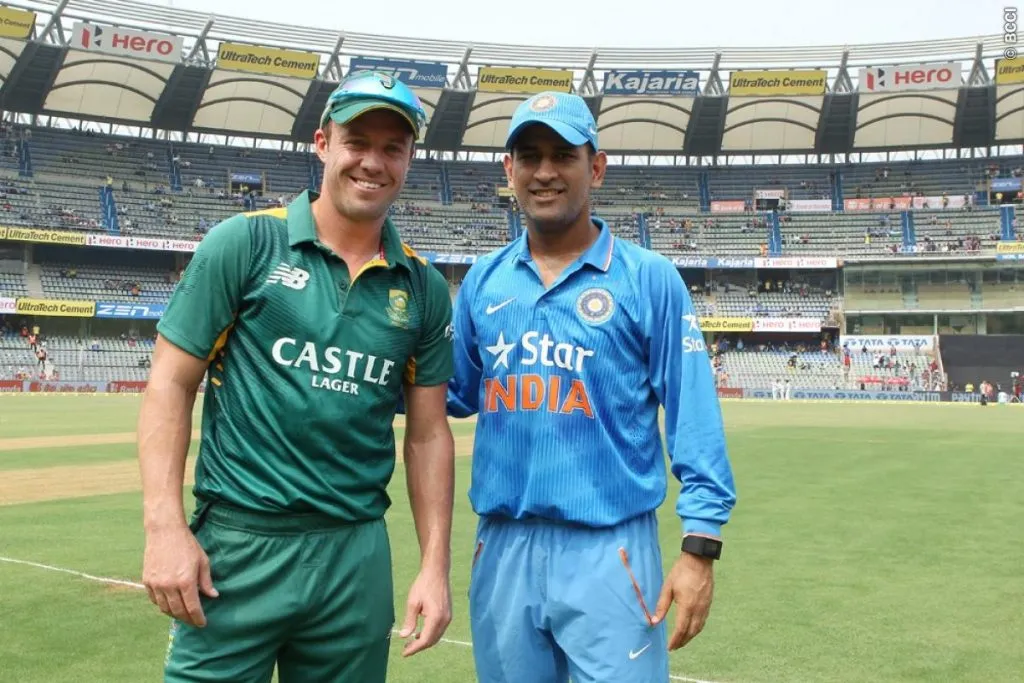 AB de Villiers and MS Dhoni