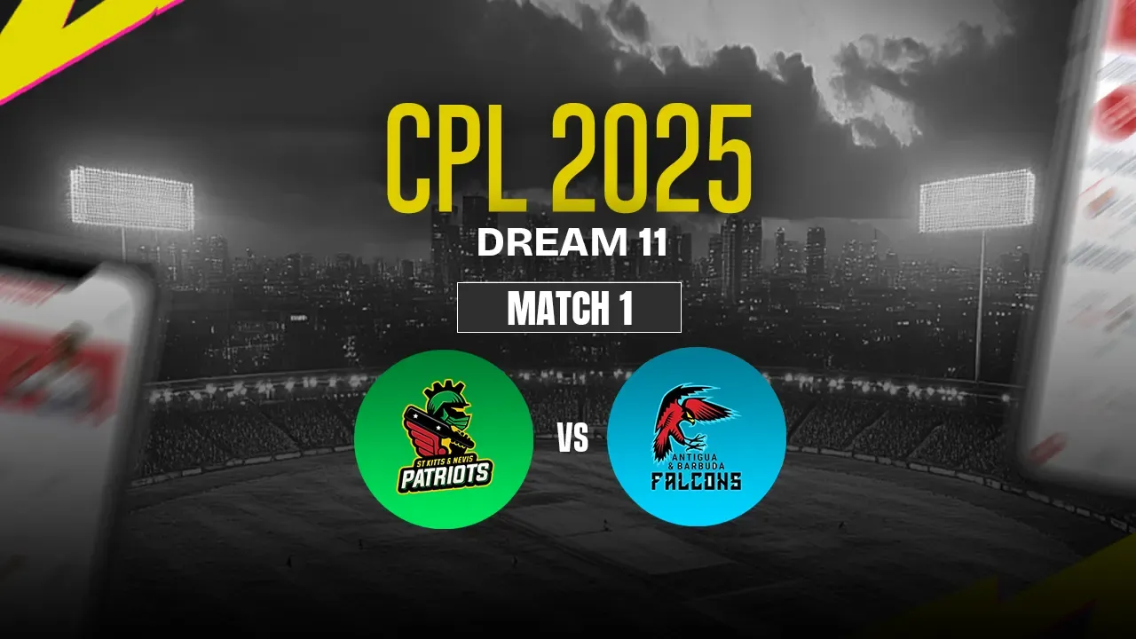 SKN vs ABF Dream11 Prediction, St Kitts and Nevis Patriots vs Antigua and Barbuda Falcons