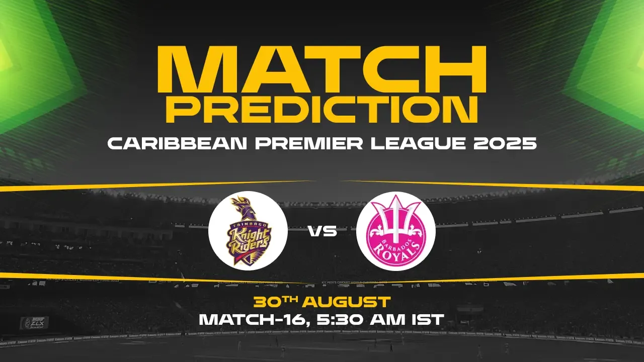 CPL 2025: TKR vs BR 16th Match, Match Prediction– Who will win the Match?