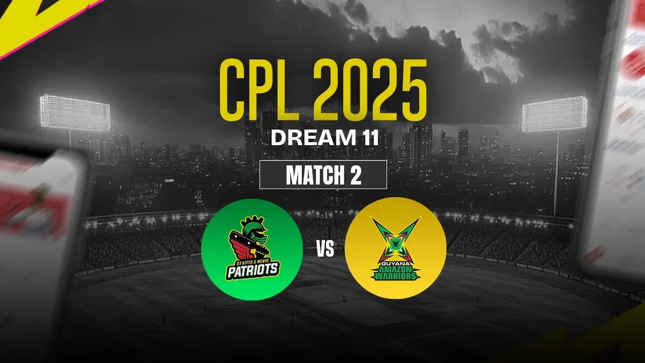 SKN vs GUY Dream11 Prediction, St Kitts and Nevis Patriots vs Guyana Amazon Warriors