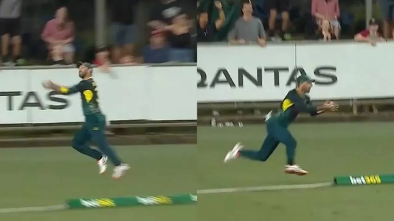 Glenn Maxwell’s incredible boundary catch