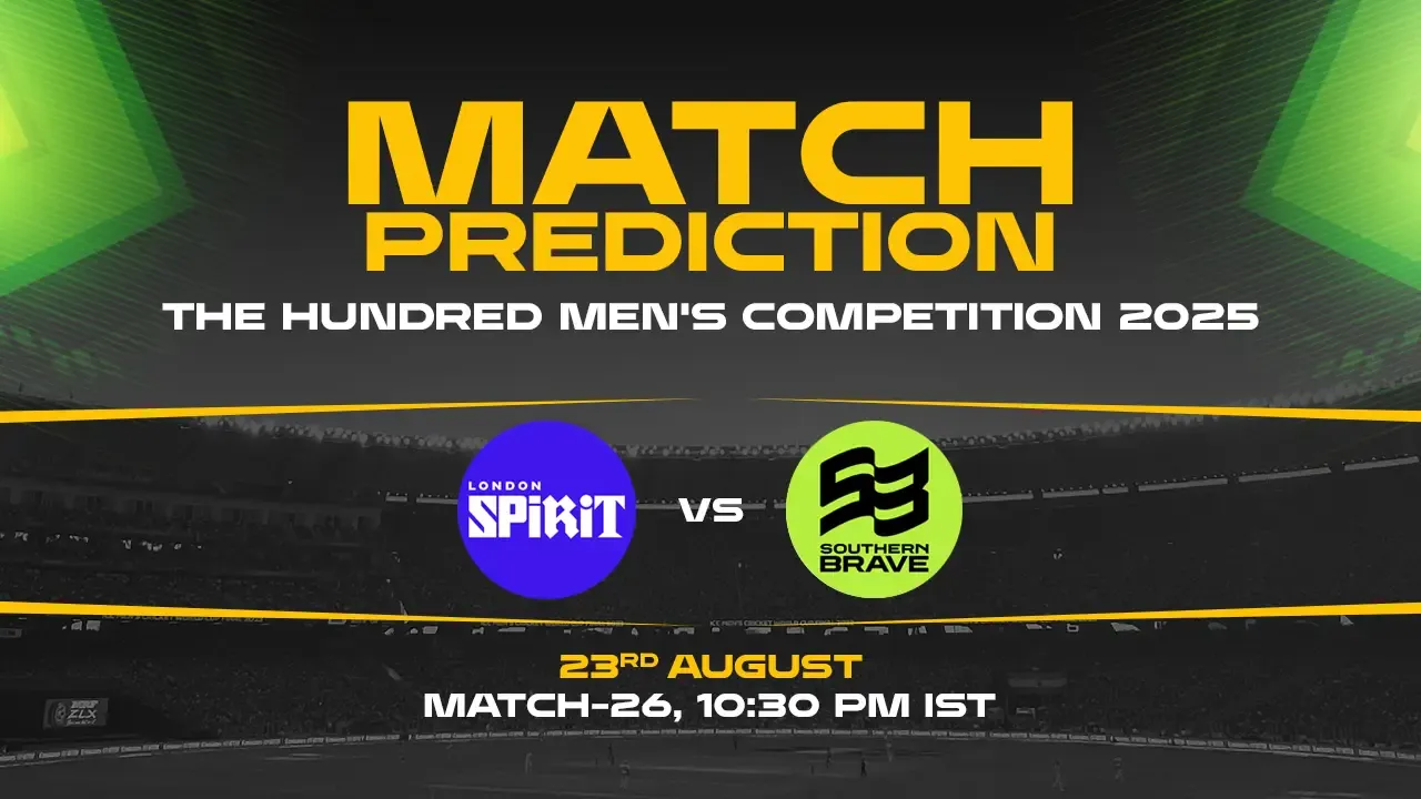 The Hundred: LS vs SB 26th Match, Match Prediction– Who will win the Match?