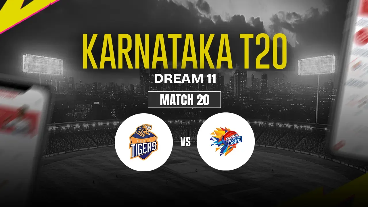 HT vs BB Dream11 Prediction, Hubli Tigers vs Bengaluru Blasters