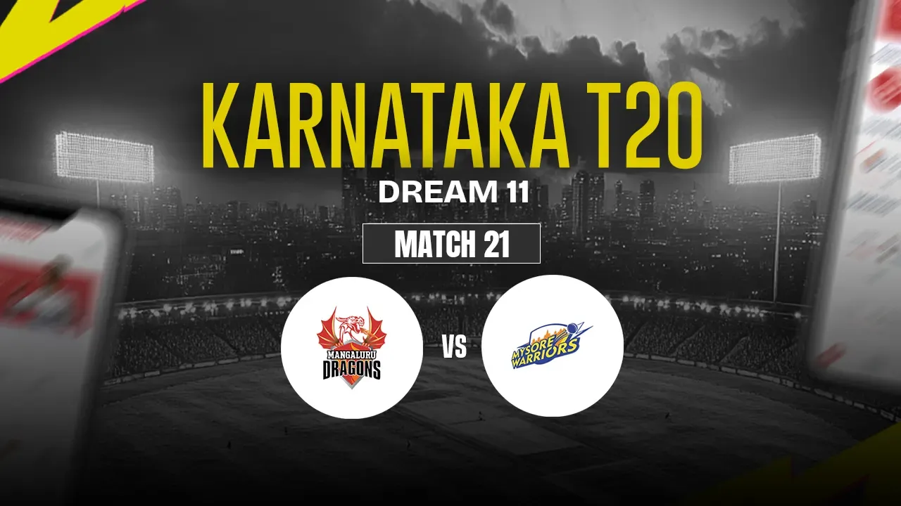 MD vs MW Dream11 Prediction, Mangalore Dragons vs Mysore Warriors