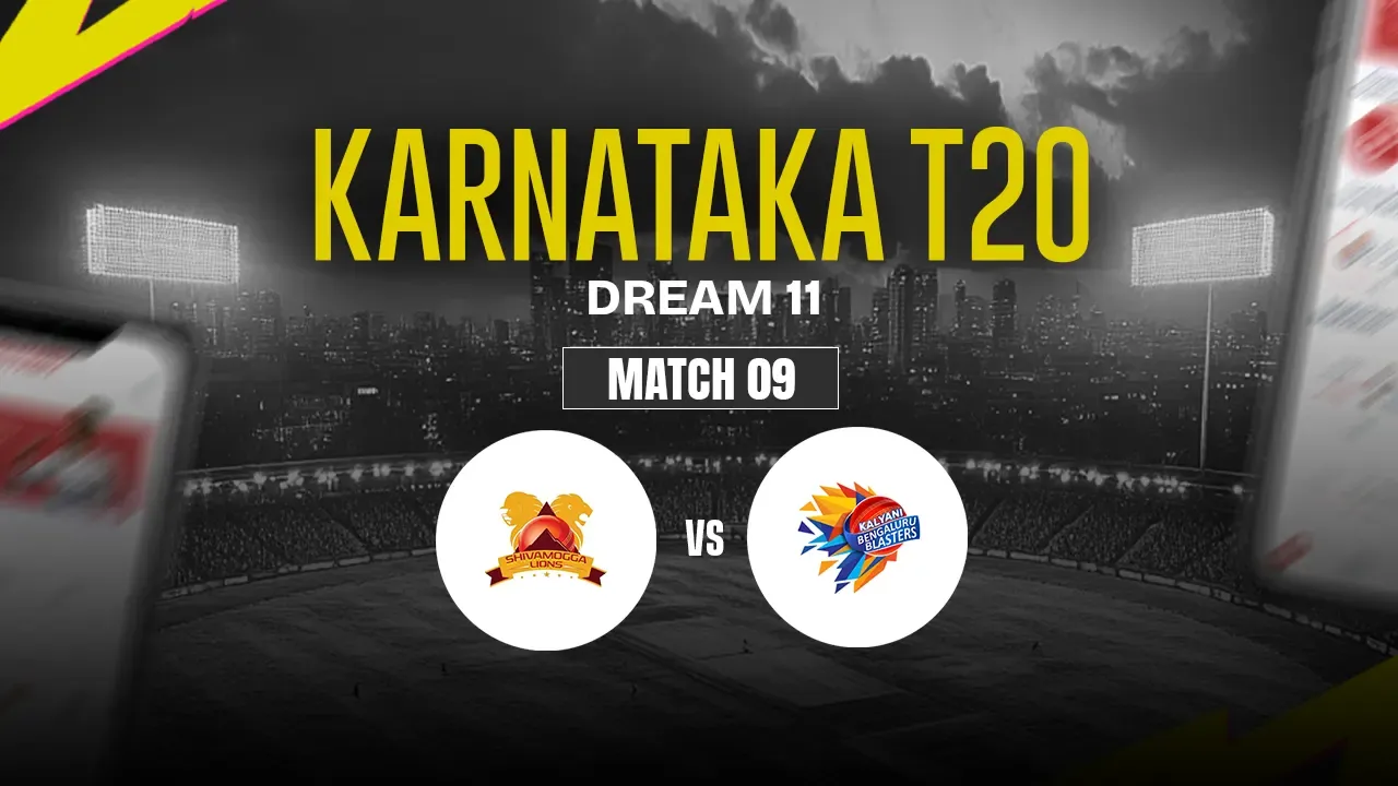 SL vs BB Dream11 Prediction, Shivamogga Lions vs Bengaluru Blasters