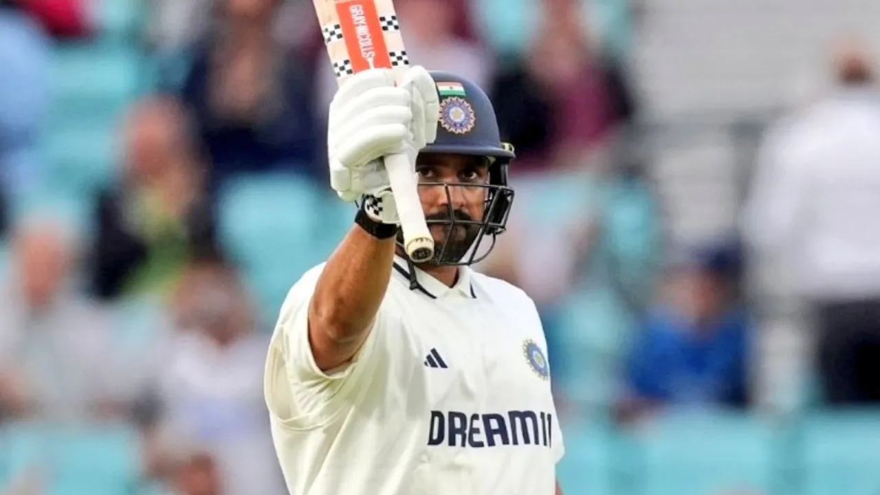 Karun Nair's batting in ENG vs IND 5th Test. 