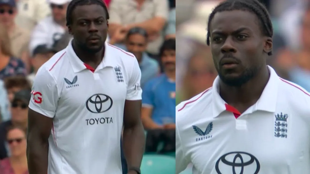 Jofra Archer's lookalike Nathan Barnwell.