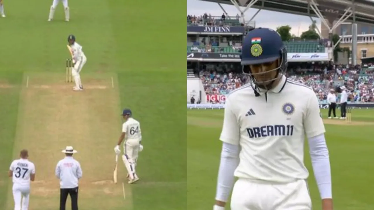 Shubman Gill's dismissal. 