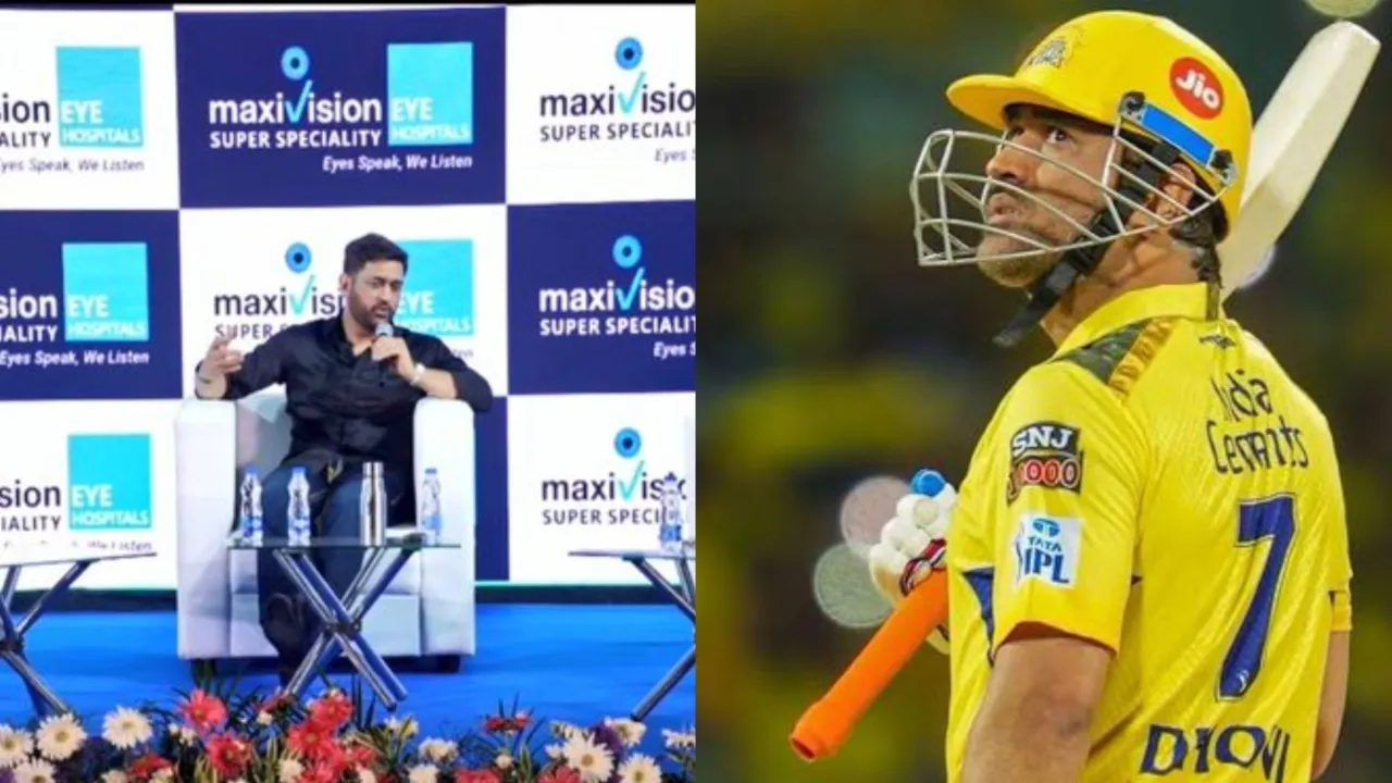 MS Dhoni hints at returning in IPL 2026. 