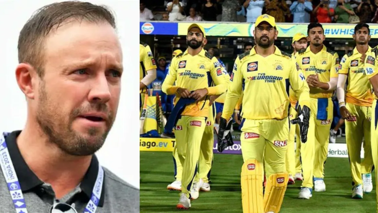Ab de Villiers' shocking statement on Chennai Super Kings. 