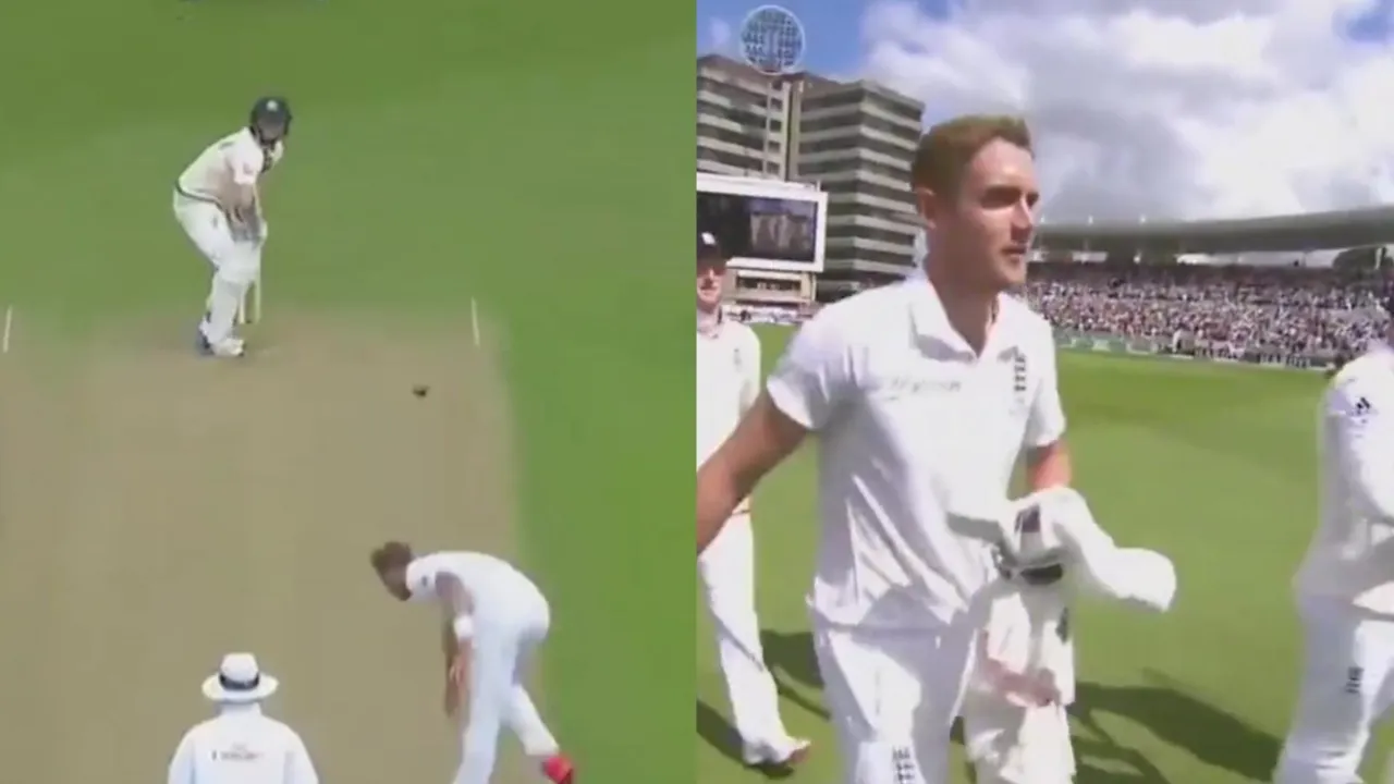 Stuart Broad's bowling figures of 8/15.