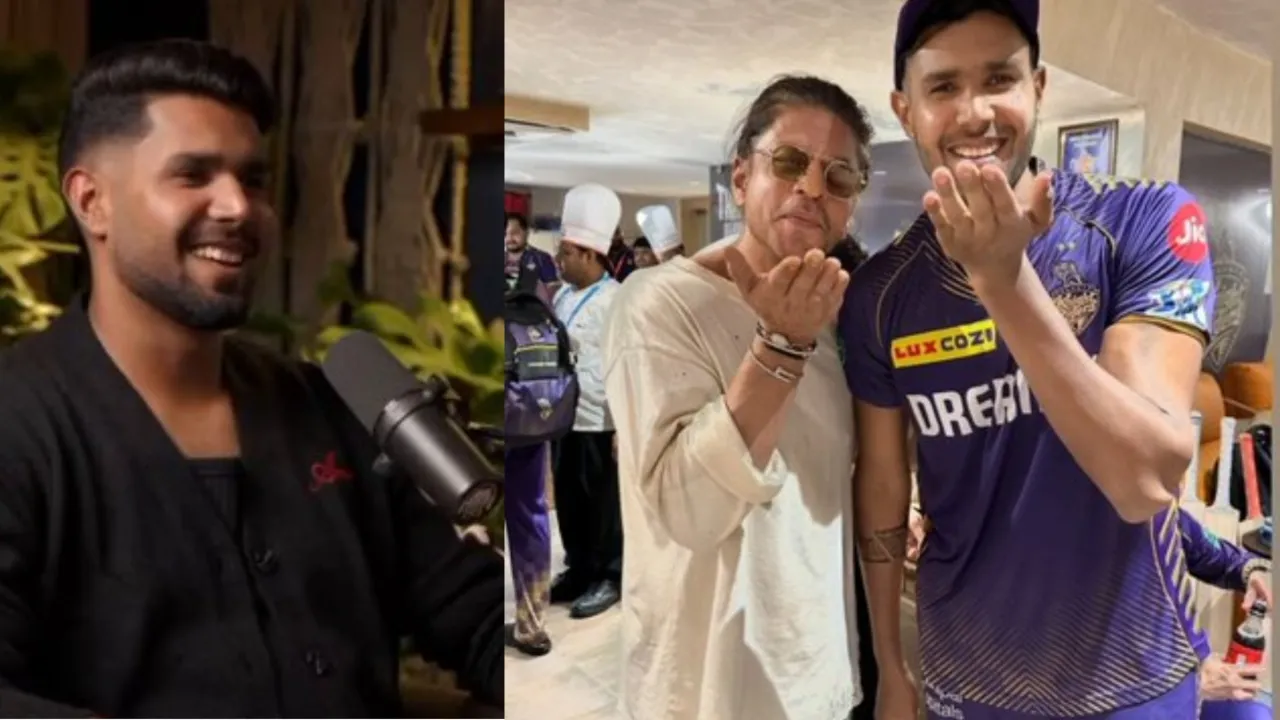 Harshit Rana comments on Shah Rukh Khan's contribution for KKR. 