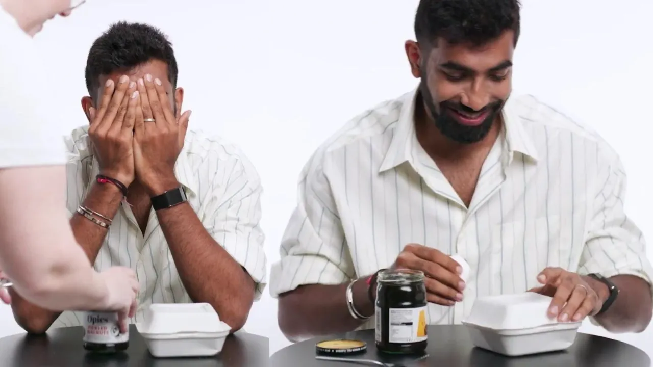 Jasprit Bumrah rates food from India and UK. 