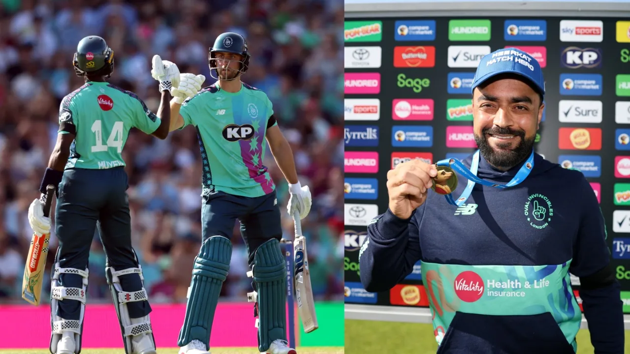 Oval Invincibles vs Manchester Originals full match highlights and scorecard. 