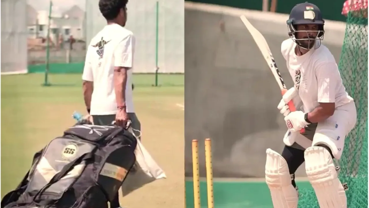 Ruturaj Gaikwad prepares for Duleep Trophy 2025. 