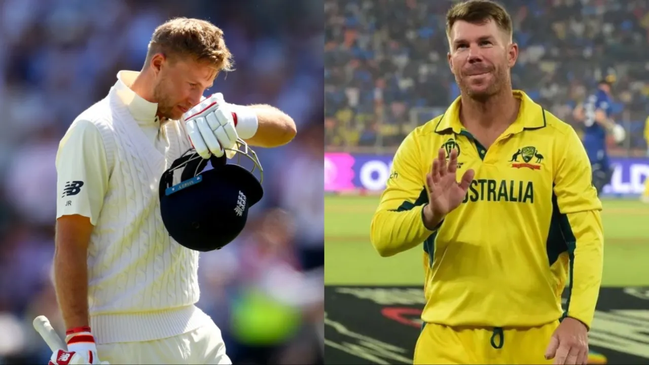 Joe Root mocks David Warner's 'surfboard' comment. 