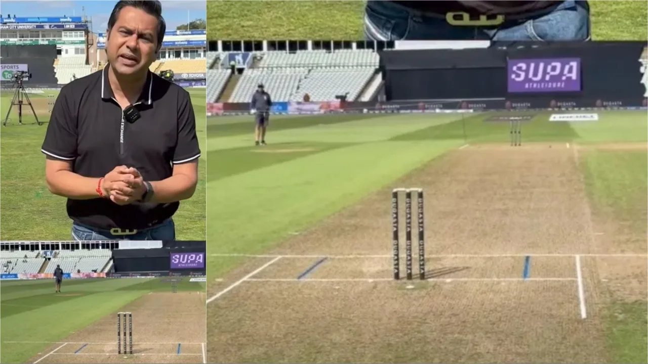 Aakash Chopra explains details of hybrid pitch. 