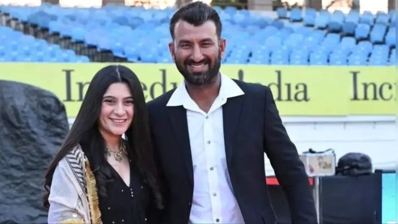 Cheteshwar Pujara's wife shares emotional note on husband's retirement. 