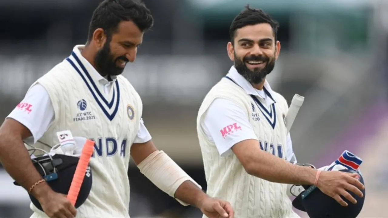 Virat Kohli's special message on Cheteshwar Pujara's international retirement. 