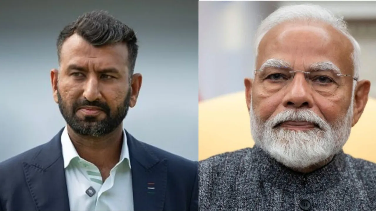 PM Narendra Modi shares heartfelt message on Cheteshwar Pujara.