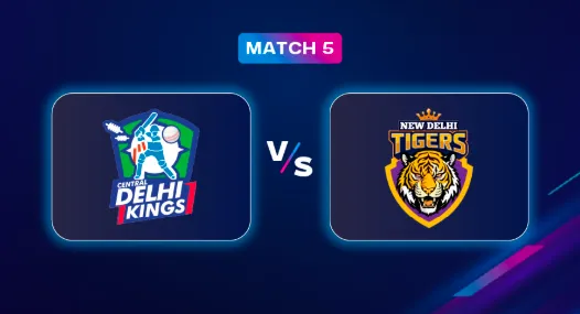  Central Delhi Kings vs New Delhi Tigers match 5
