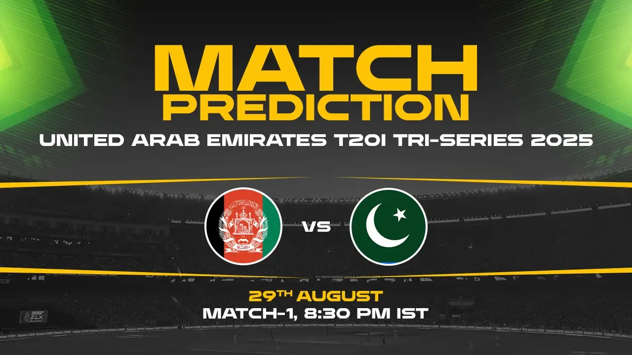 AFG vs PAK, 1st T20I Match Prediction– Who will win the Match?