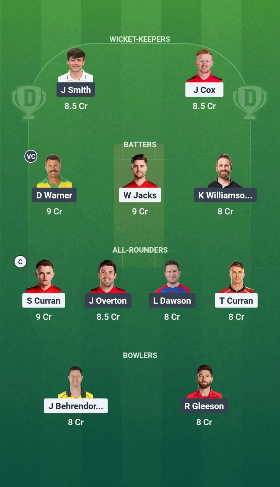 DREAM 11 SMALL LEAGUE