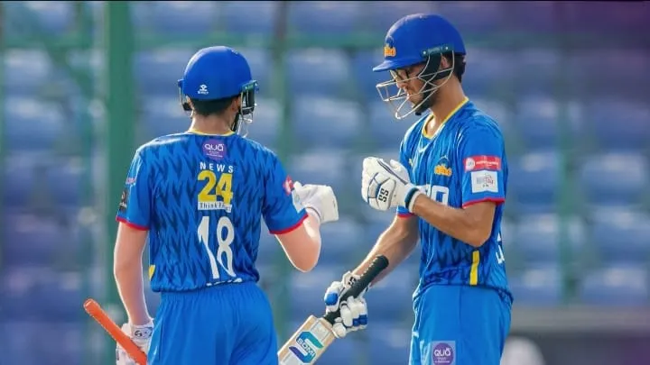 Purani Dilli 6 lost to South Delhi Superstarz in the DPL 2025 match 38