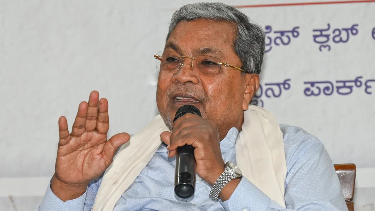 Karnataka CM Siddaramaiah