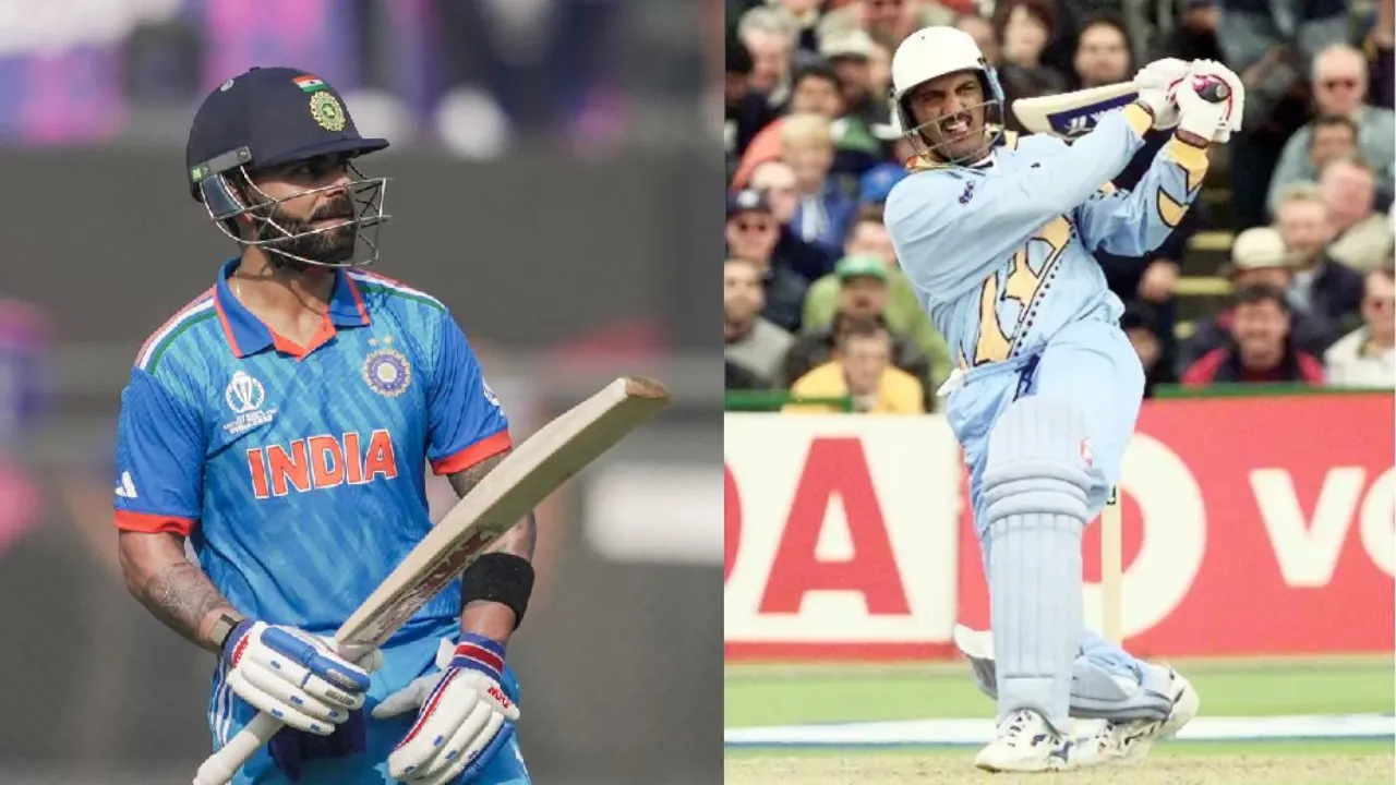 Virat Kohli and Mohammad Azharuddin