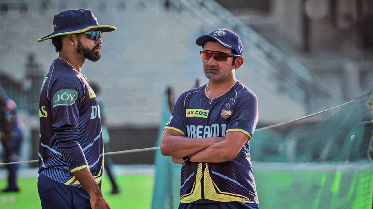 Shreyas Iyer and Gautam Gambhir