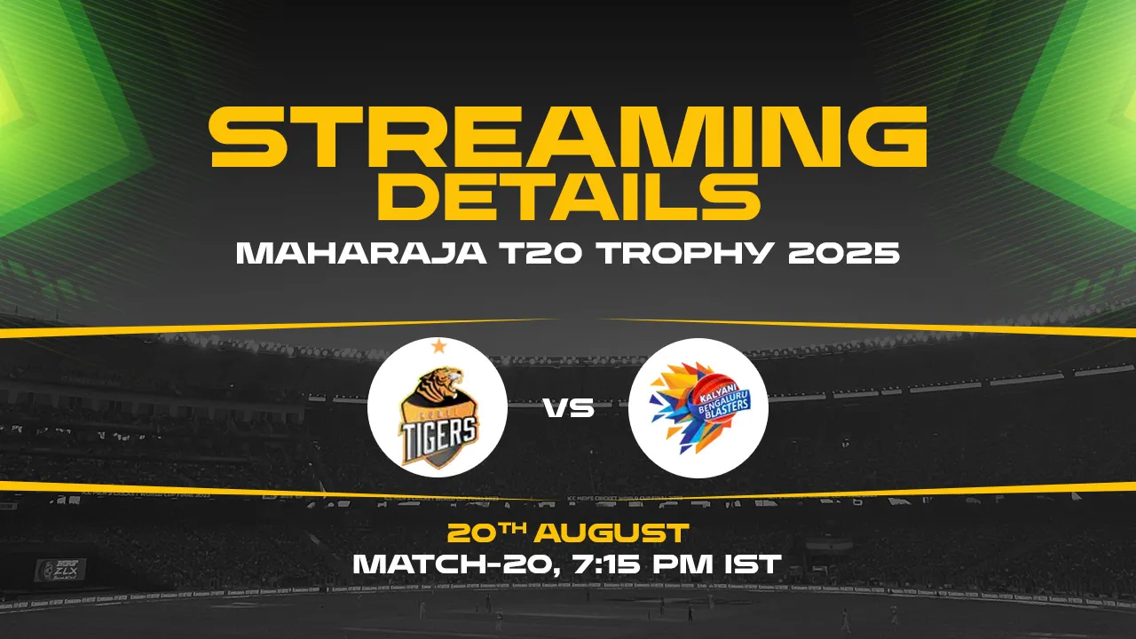 Maharaja T20 Trophy 2025 Match 20