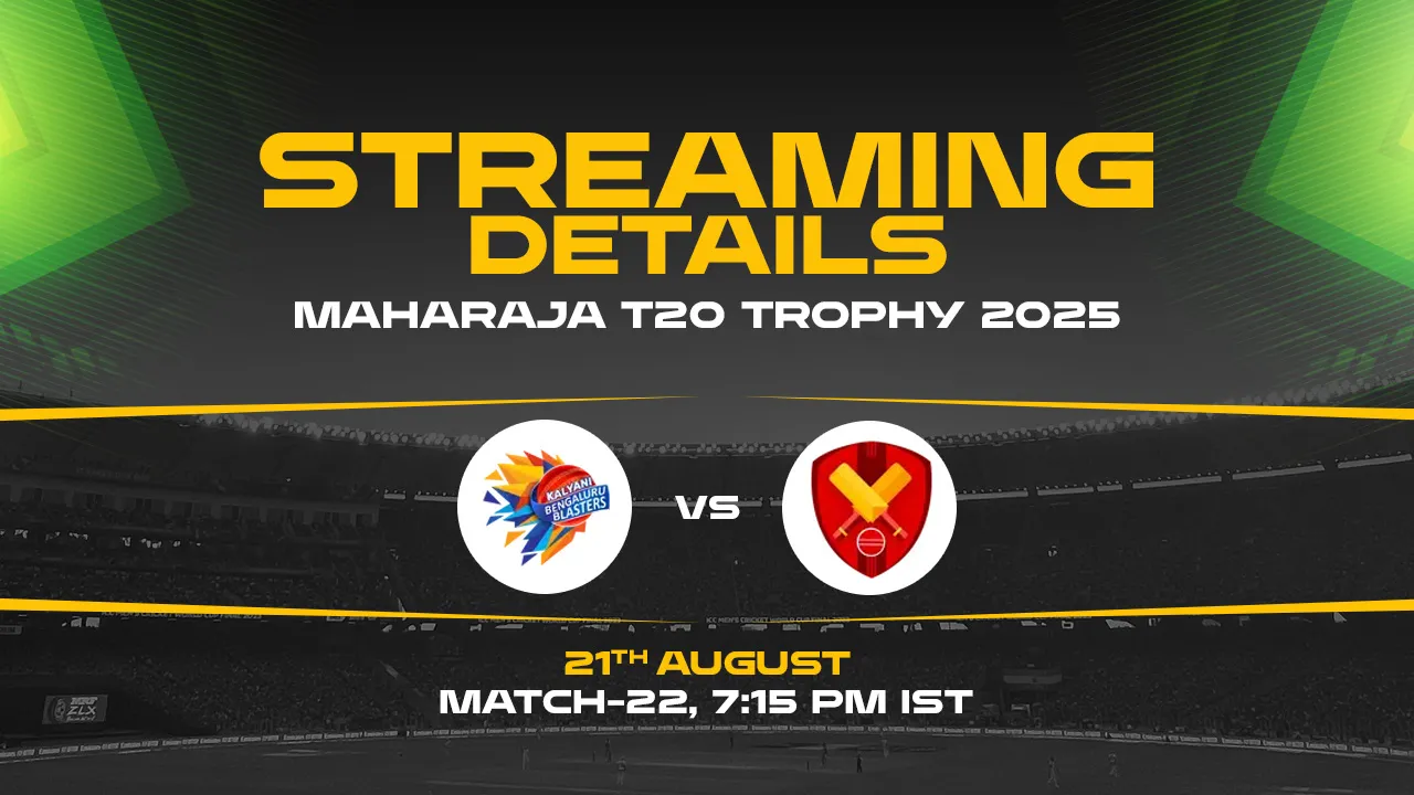 Maharaja T20 Trophy 2025 Match 22