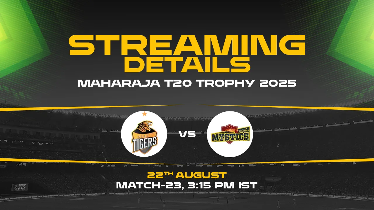Maharaja T20 Trophy 2025 Match 23