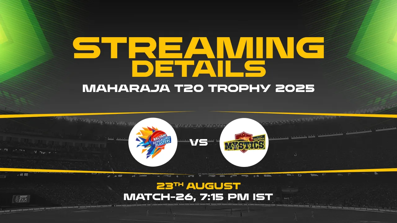 Maharaja T20 Trophy 2025 Match 26