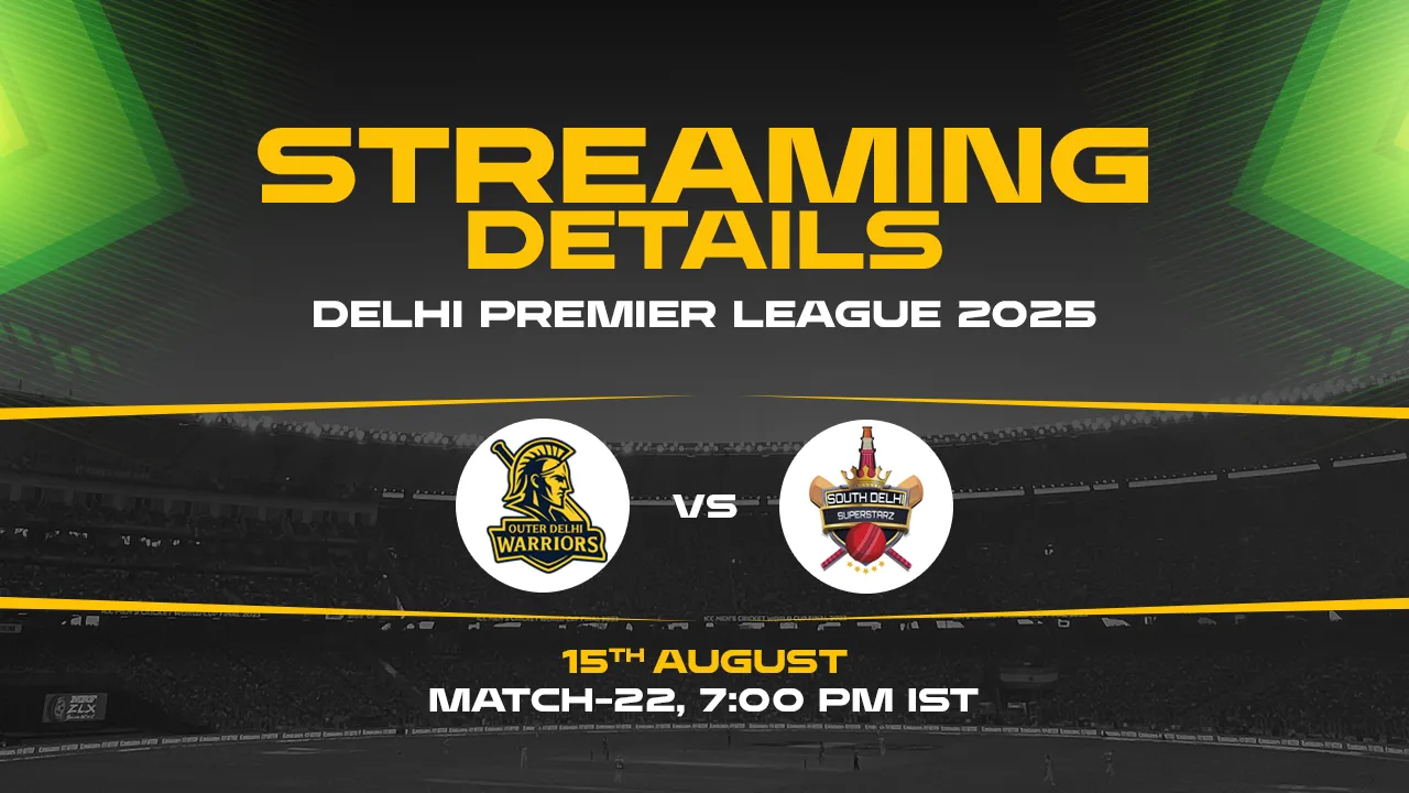 Outer Delhi Warriors vs South Delhi Superstarz match 22
