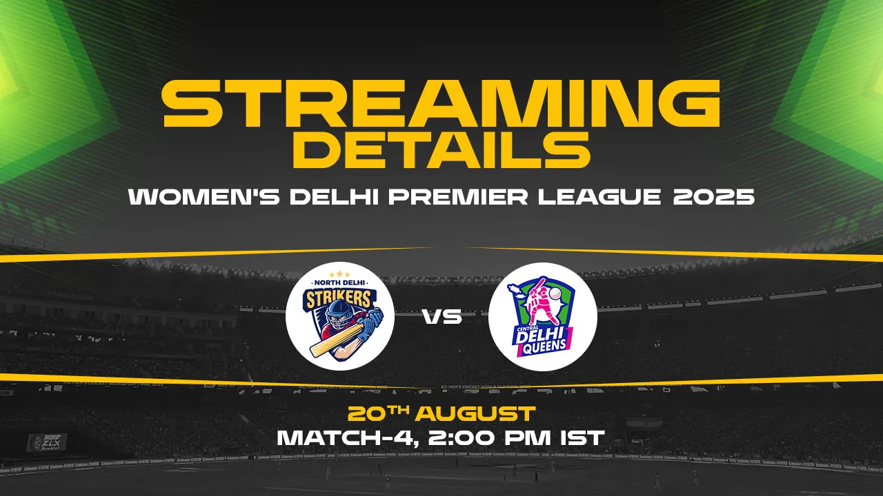 North Delhi Striker Women vs Central Delhi Queens match 4