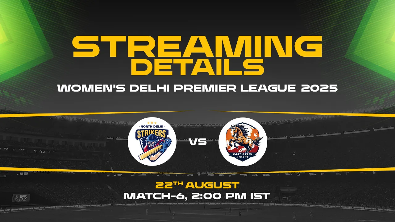  North Delhi Strikers Women vs East Delhi Riders Women live streaming & where to watch 