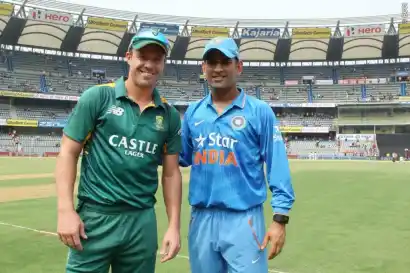 AB de Villiers and MS Dhoni