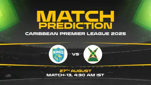 CPL 2025: SLK vs GAW 13th Match, Match Prediction– Who will win the Match?