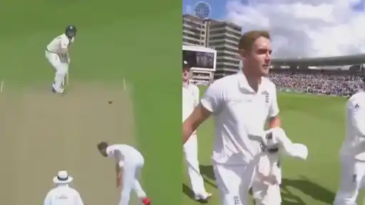 Stuart Broad's bowling figures of 8/15.