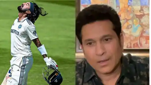 Sachin Tendulkar analyzes KL Rahul's batting. 