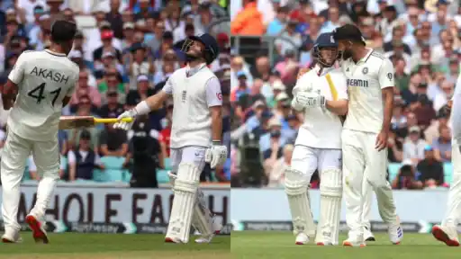 Akash Deep comments on send-off to Ben Duckett. 