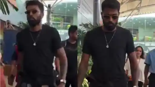 Hardik Pandya returns to Mumbai. 