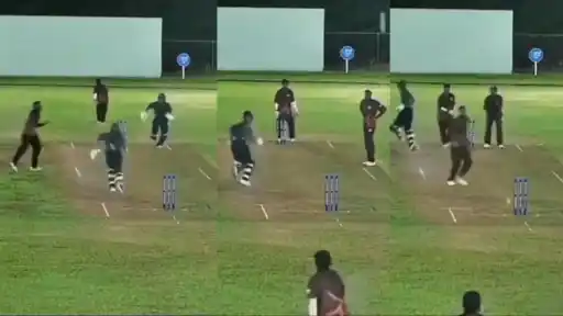 Bizarre incident of 6 runs in 1 delivery without touching ball.