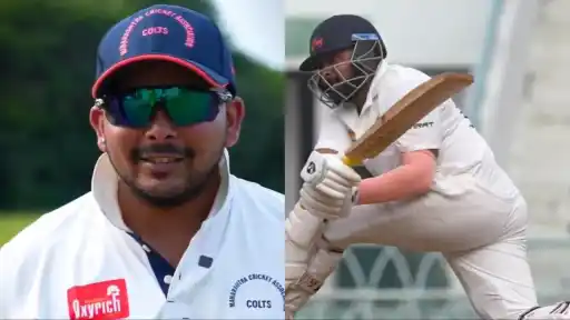 Prithvi Shaw reacts to Buchi Babu Trophy 2025.