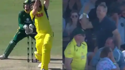 Mitchell Marsh's crowd catch. 