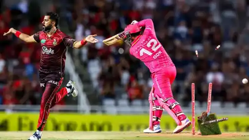 Trinbago Knight Riders vs Barbados Royals full match highlights and scorecard.