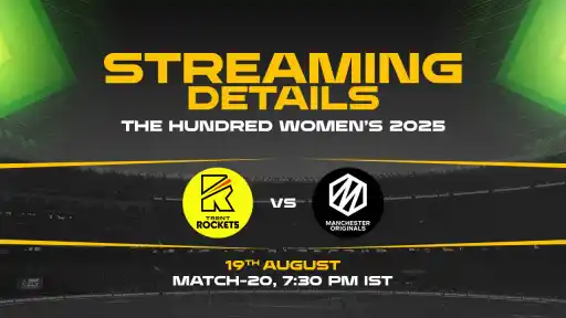 Trent Rockets Women vs Manchester Originals Women match 20